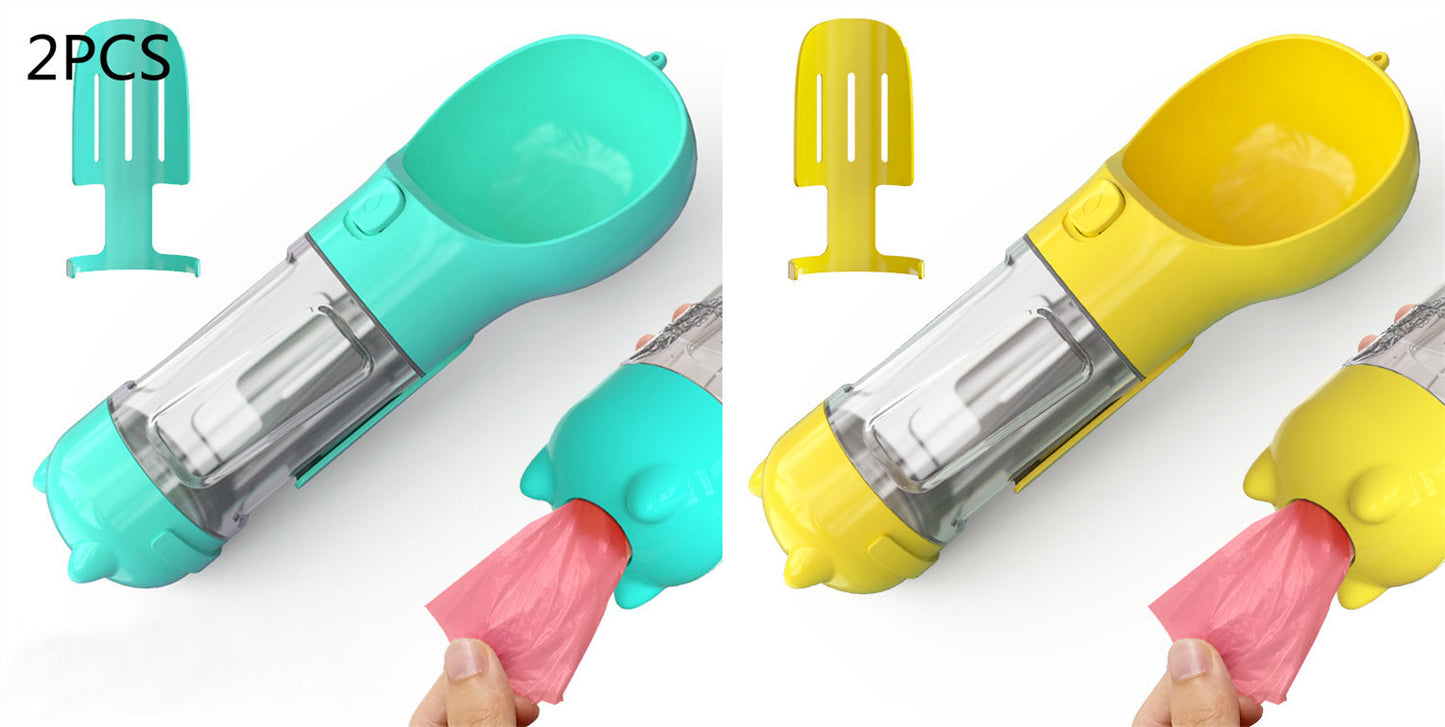 Portable 3-in-1 Pet water Bottle